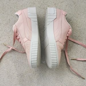 PUMA Platform Leather Sneakers, sz 10